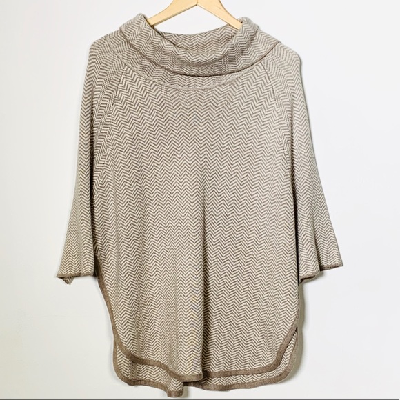 LOFT Sweaters - Loft knit poncho with cowell neck